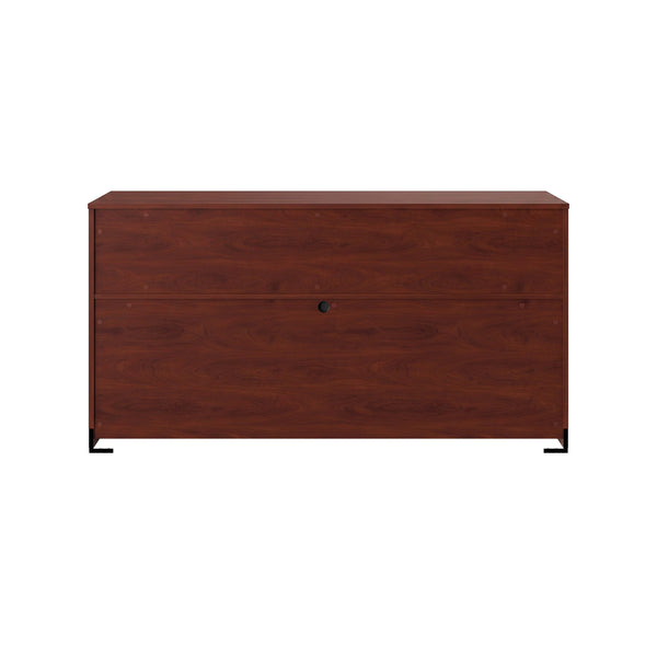 Heritage Cherry |#| Commercial 71"W Office Hutch in Heritage Cherry