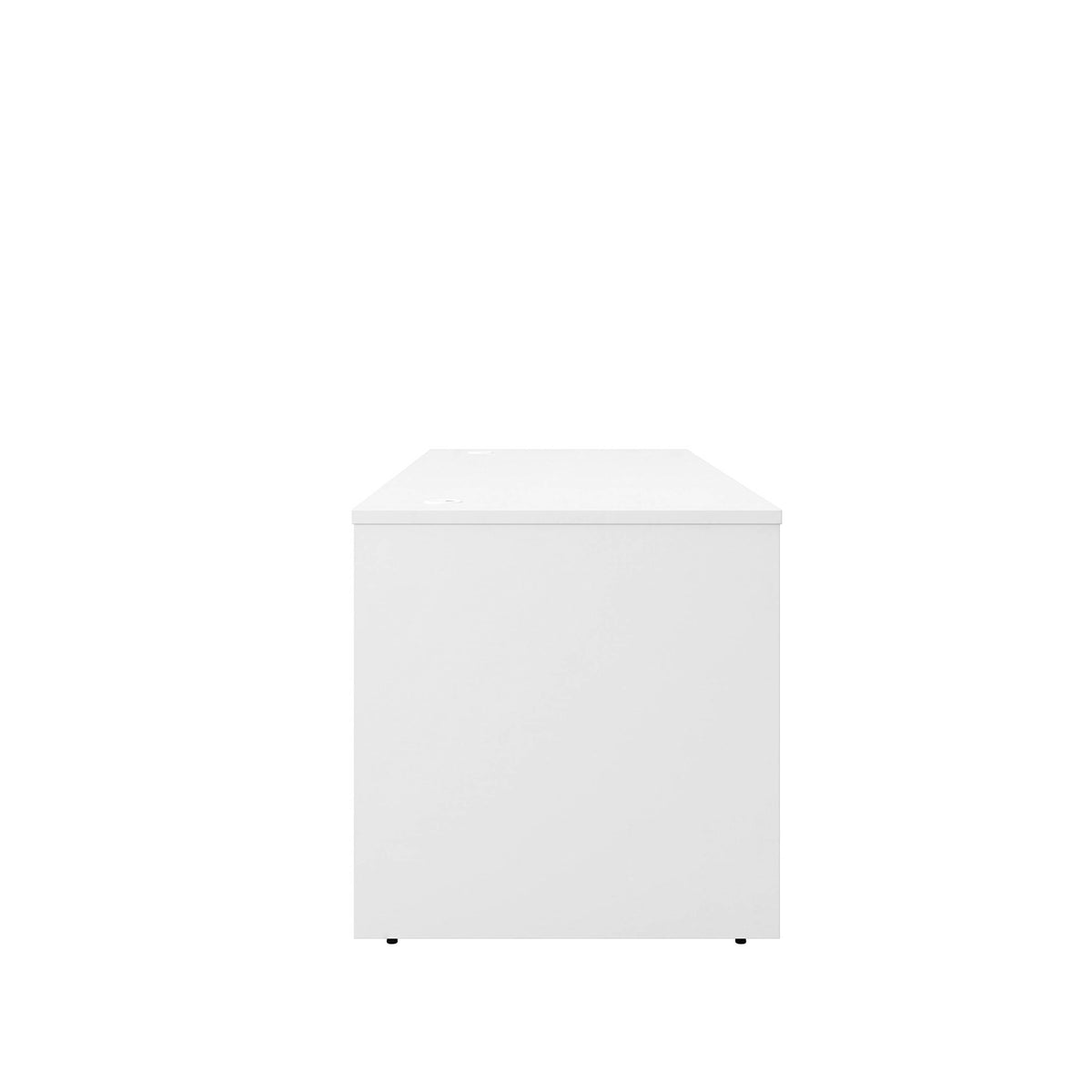 White |#| Commercial 71"W x 29.25"D Office Shell Desk in White