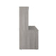 Slate Gray |#| Commercial 71"W x 29.25"D Office Shell Desk with 4-Door Hutch, Slate Gray