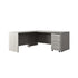 Slate Gray |#| Commercial 71"W x 29.25"D L Desk with 3 Drawer Mobile Filing Cabinet, Slate Gray