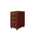Heritage Cherry |#| Commercial 3 Drawer Mobile Pedestal with No Assembly Required in Heritage Cherry