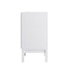 White |#| Wooden 3-Drawer Dresser with Smooth Bearing Slides for Kids Bedroom in White