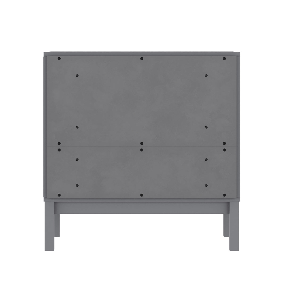 Gray |#| Wooden 3-Drawer Dresser with Smooth Bearing Slides for Kids Bedroom in Gray