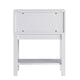 White |#| Wooden Night Stand for Kids Bedroom with Storage Drawer and Shelf in White