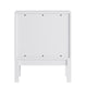 White |#| Wooden Night Stand for Kids Bedroom with 2 Storage Drawers in White