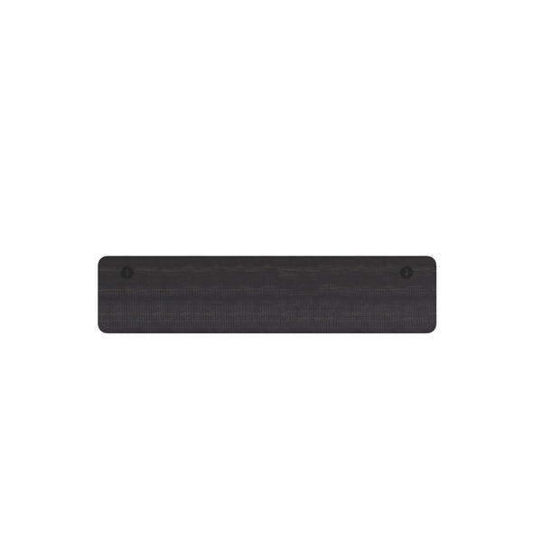 Black Wash |#| Vintage Wall Mounted Coat Rack with 5 Coat Hooks in Black Finish