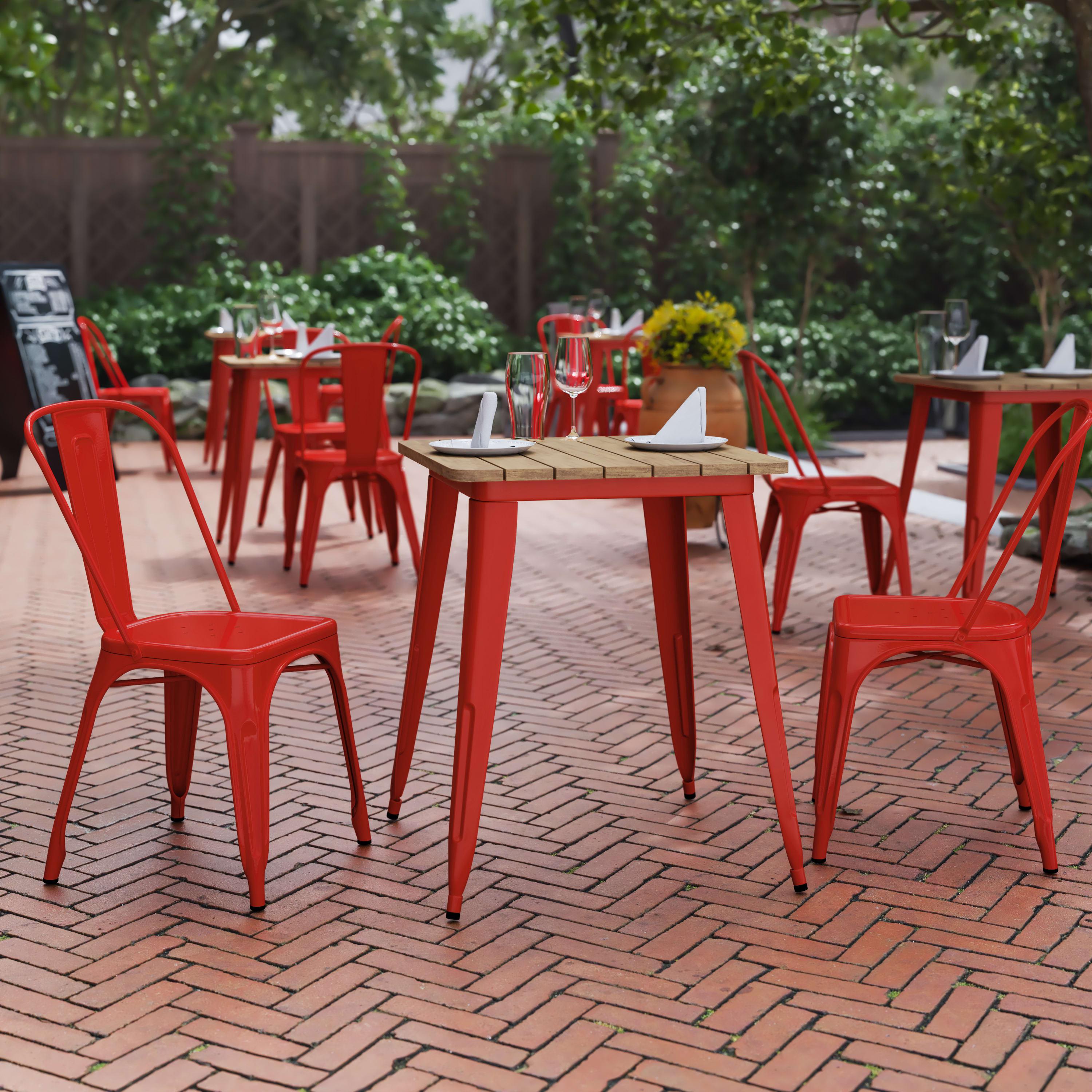 Resin outdoor dining table deals