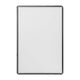 22"W x 30"L |#| Horizontal or Vertical Accent Wall Mount Mirror with Black Metal Frame-22" x 30"