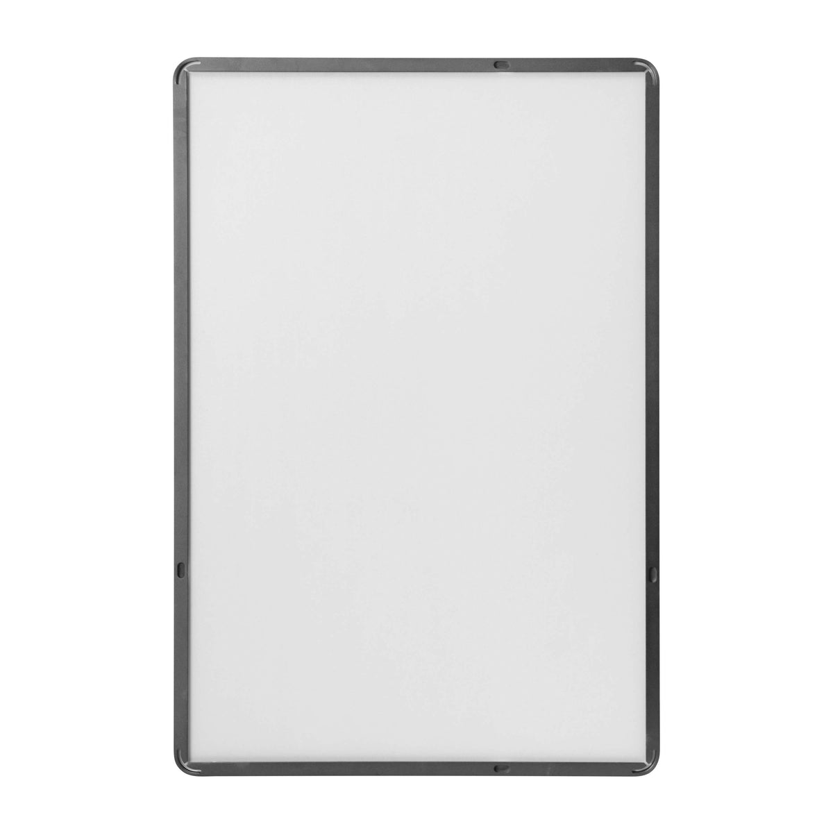 24"W x 36"L |#| Horizontal or Vertical Accent Wall Mount Mirror with Black Metal Frame-24" x 36"