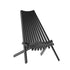 Delia Commercial Grade Indoor/Outdoor Folding Acacia Wood Chair, Low Profile Lounge for Patio, Porch, Garden