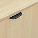 Oak |#| Commercial Grade 32 Gallon Wood Tray Top Trash Enclosure with Drop Hole-Oak