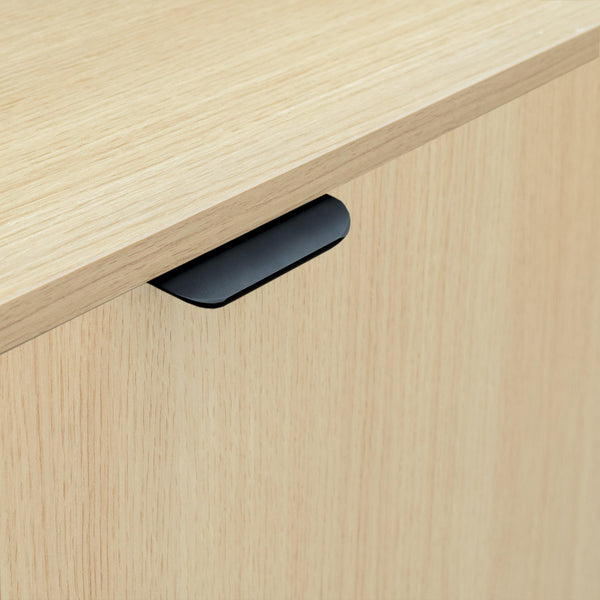 Oak |#| Commercial Grade 32 Gallon Wood Tray Top Trash Enclosure with Drop Hole-Oak