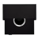 Black |#| Commercial Grade 32 Gallon Wood Tray Top Trash Enclosure with Drop Hole-Black