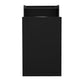 Black |#| Commercial Grade 32 Gallon Wood Tray Top Trash Enclosure with Drop Hole-Black