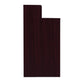 Mahogany |#| Commercial Grade 32 Gallon Wood Tray Top Trash Enclosure with Drop Hole-Mahogany