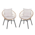  Light Gray Fabric/Tan Frame