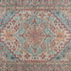 8' x 10' |#| 8' x 10' Indoor Polyester Vintage Medallion Area Rug in Blue Multicolor