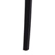 Black |#| Commercial All-Weather Resin Patio Stack Chair with Contoured Backrest