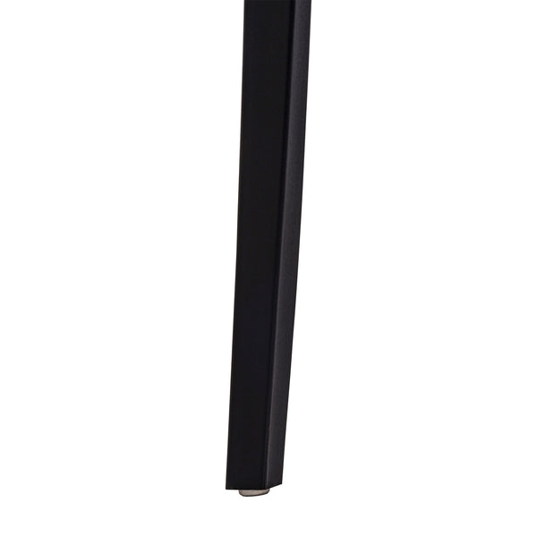 Black |#| Commercial All-Weather Resin Patio Stack Chair with Contoured Backrest