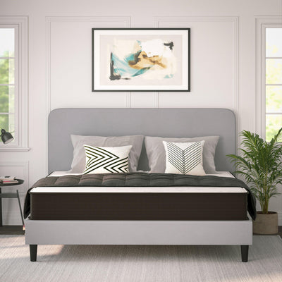 Dream 10 Inch Hybrid Mattress, High Density Foam and Pocket Spring Mattress in a Box, CertiPur-US Certified Foam - View 2