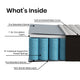 King |#| 10" Hybrid Foam and Pocket Spring Mattress, King Mattress in a Box