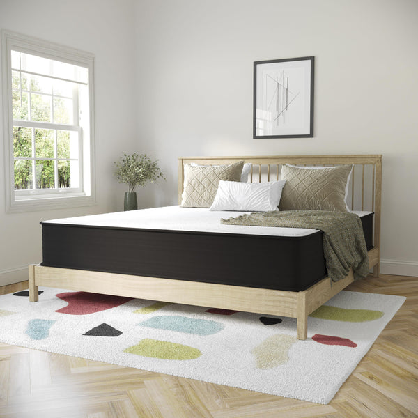 King |#| 12" Hybrid Foam and Pocket Spring Mattress, King Mattress in a Box