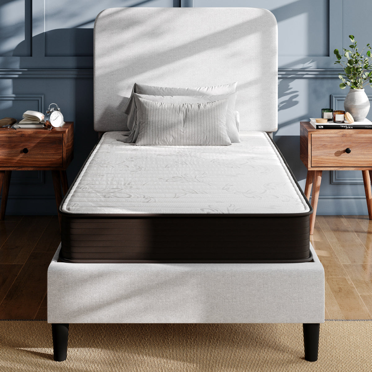 Twin |#| 8" Hybrid Innerspring Mattress, Twin Mattress in a Box - Premium Mattress