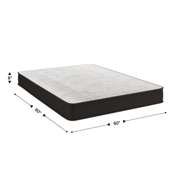 Queen |#| 8" Hybrid Innerspring Mattress, Queen Mattress in a Box - Premium Mattress