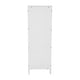 White |#| Farmhouse Bathroom Storage Organizer with 2 Drawers and Open Shelf in White