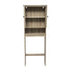 Brown |#| Farmhouse Over the Toilet Cabinet with Shelves and Magnetic Closure Doors-Brown
