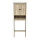 Brown |#| Farmhouse Over the Toilet Cabinet with Shelves and Magnetic Closure Doors-Brown