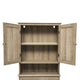 Brown |#| Farmhouse Over the Toilet Cabinet with Shelves and Magnetic Closure Doors-Brown