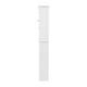White |#| Farmhouse Over the Toilet Cabinet with Shelves and Magnetic Closure Doors-White