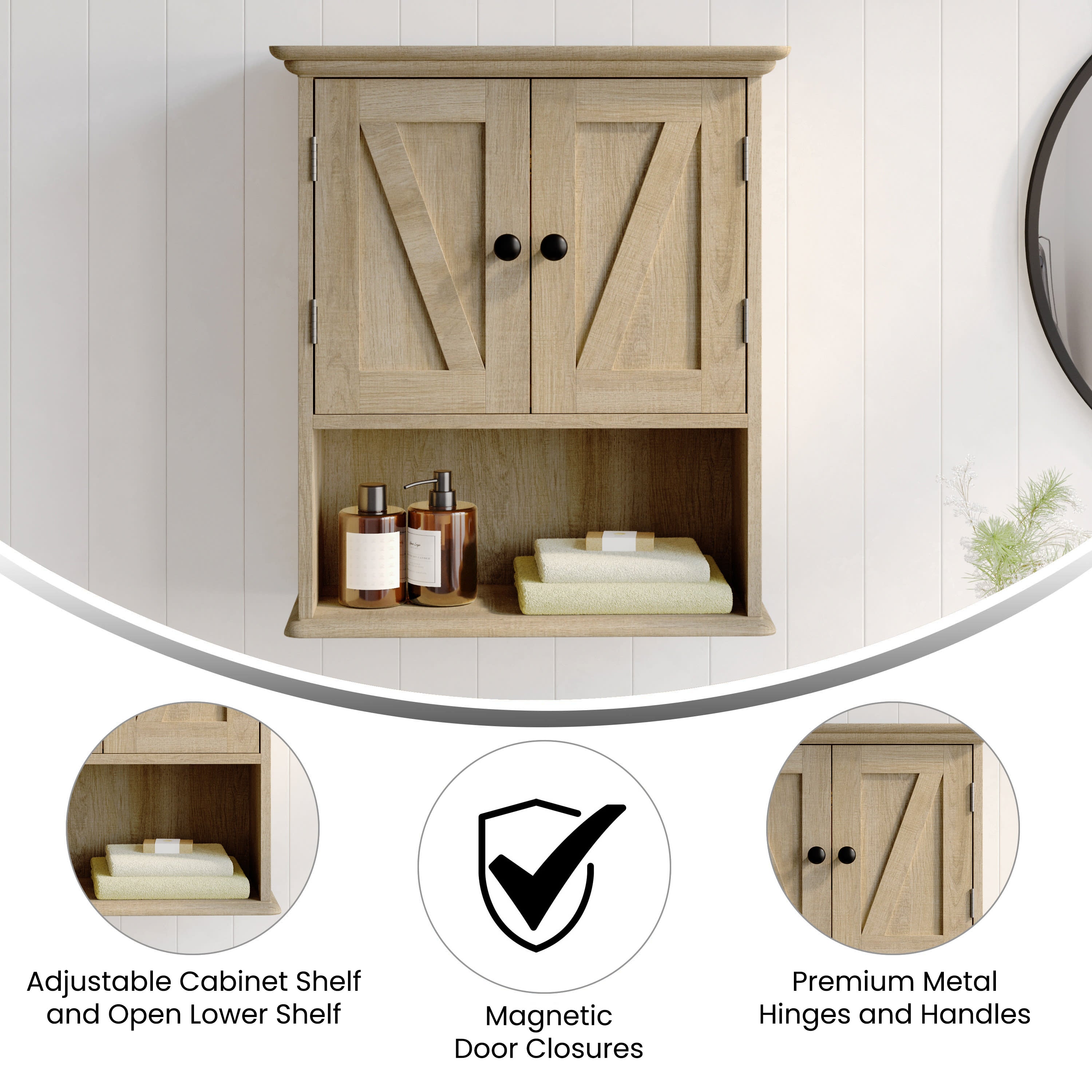 Bathroom Wall Cabinet FS BATH 7 BizChair
