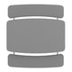 Gray |#| Indoor/Outdoor Commercial Grade Kids Gray Folding Picnic Table with Benches