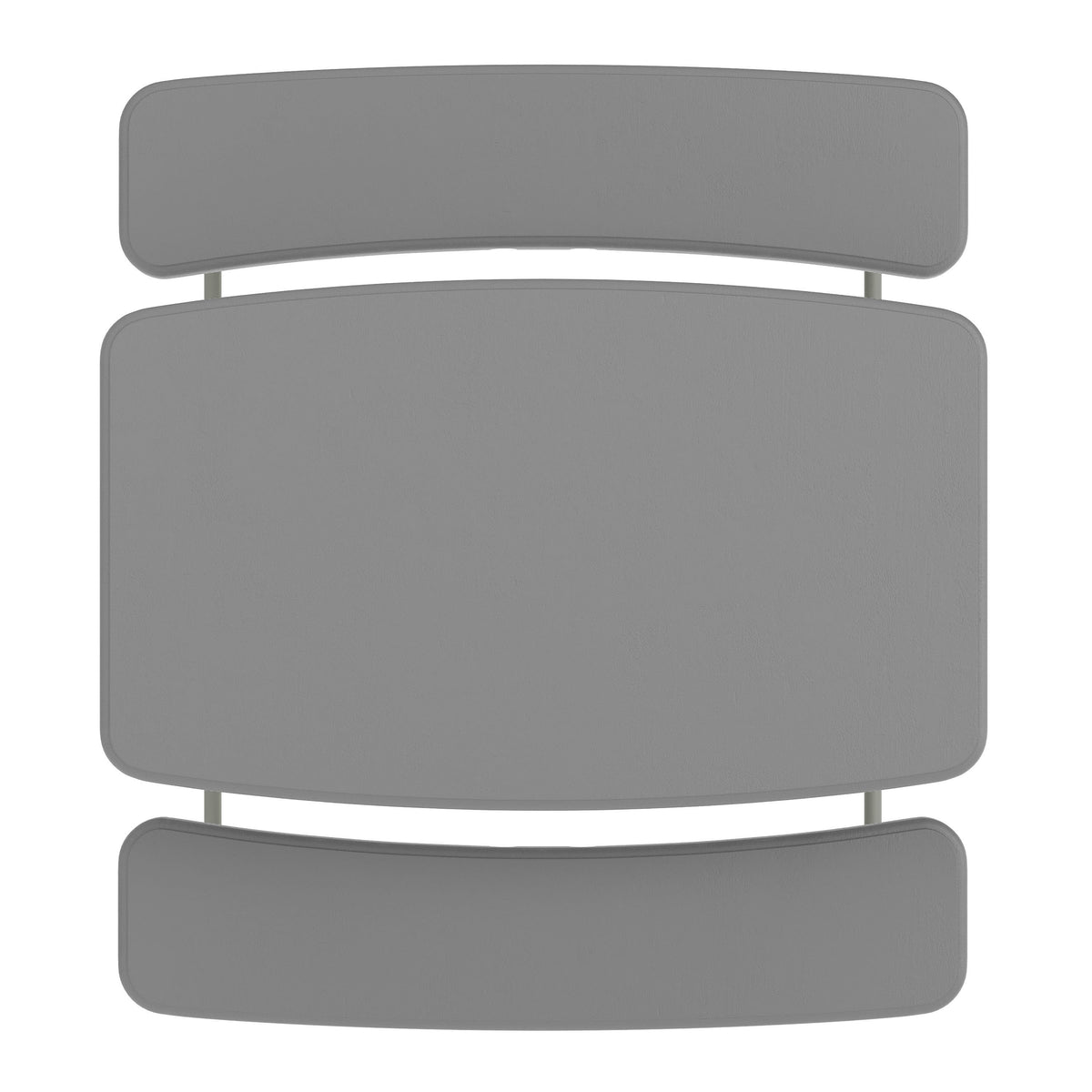 Gray |#| Indoor/Outdoor Commercial Grade Kids Gray Folding Picnic Table with Benches