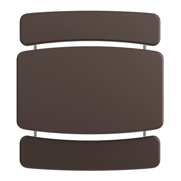 Brown |#| Indoor/Outdoor Commercial Grade Kids Brown Folding Picnic Table with Benches