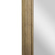 Weathered |#| Large Accent Wall Mirror with Solid Rubberwood Frame in Weathered - 36" x 24"