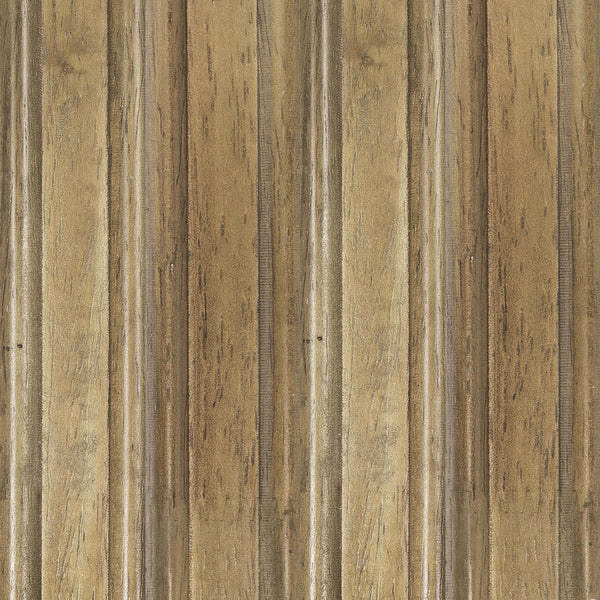 Rustic Brown |#| Large Accent Wall Mirror with Solid Rubberwood Frame in Rustic Brown - 36" x 24"