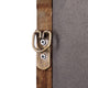 Rustic Brown |#| Large Accent Wall Mirror with Solid Rubberwood Frame in Rustic Brown - 36" x 24"