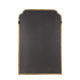 Weathered |#| Large Accent Wall Mirror with Solid Rubberwood Frame in Weathered - 36" x 24"