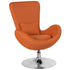 Egg Series Side Reception Chair with Bowed Seat