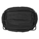 Black Fabric/Black Frame |#| Folding Faux Fur Double Saucer Chair with Steel Frame - Black/Black