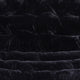 Black Fabric/Black Frame |#| Folding Faux Fur Double Saucer Chair with Steel Frame - Black/Black