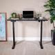 Black |#| Electric Height Adjustable Standing Desk - 48inch Wide x 24inch Deep (Black)