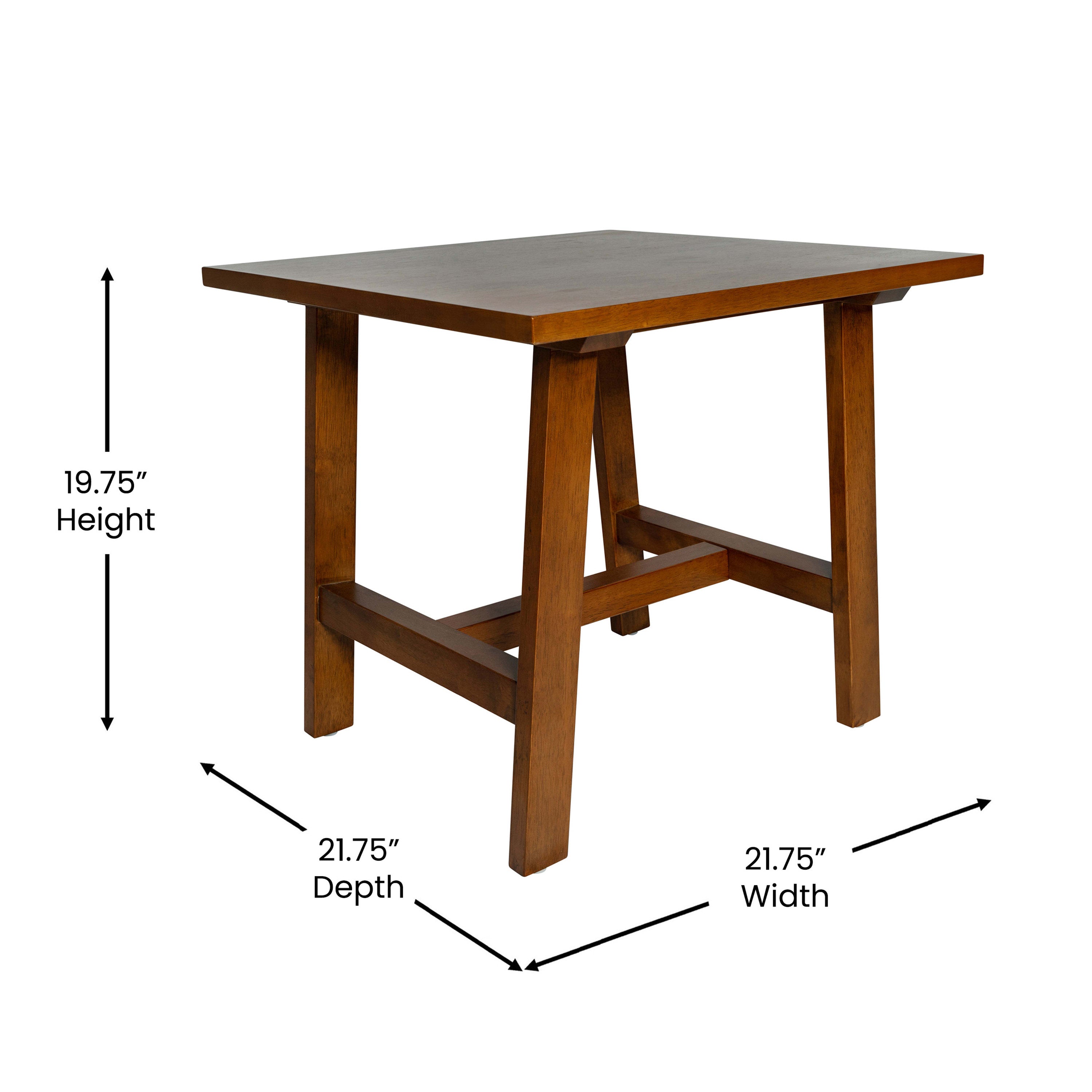 Trestle Style End Table LFS-4005- – BizChair