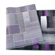 Purple,3' x 16' |#| Modern Geometric Style Color Blocked Indoor Area Rug - Purple - 3' x 16'