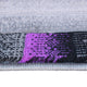 Purple,2' x 10' |#| Modern Geometric Style Color Blocked Indoor Area Rug - Purple - 2' x 10'