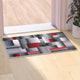 Red,2' x 3' |#| Modern Geometric Style Color Blocked Indoor Area Rug - Red - 2' x 3'
