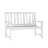 Ellsworth Commercial Grade All Weather Indoor/Outdoor Recycled HDPE Bench with Contoured Seat